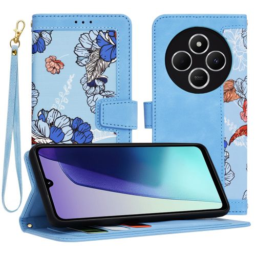 Techsuit FlipCraft preklopna torbica za Xiaomi Redmi 14C – Vibrant Blue slika 1