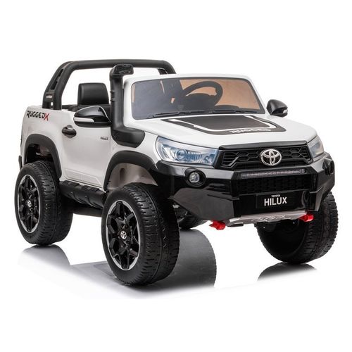 Licencirani auto na akumulator Toyota Hilux 4x4 - dvosjed - bijeli slika 1