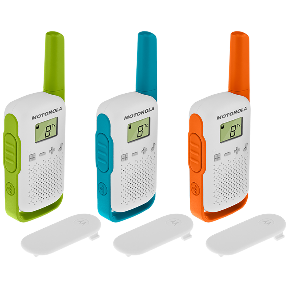 Motorola Walkie Talkie, domet 4 km, 16 kanala - TLKR T42 TRIPLLE slika 1