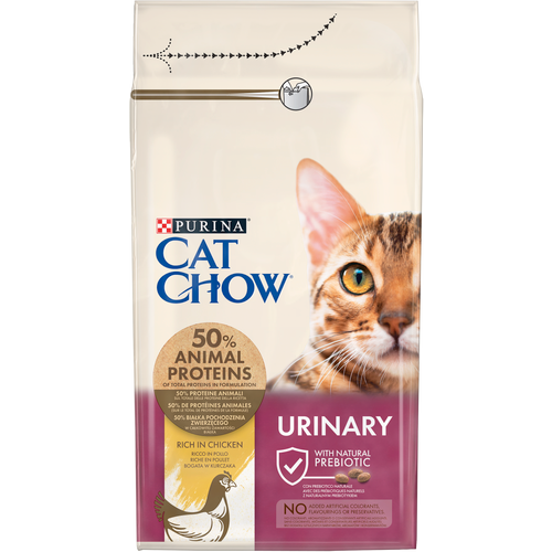 Cat Chow Urinary Tract Health, s piletinom, 15 kg slika 2