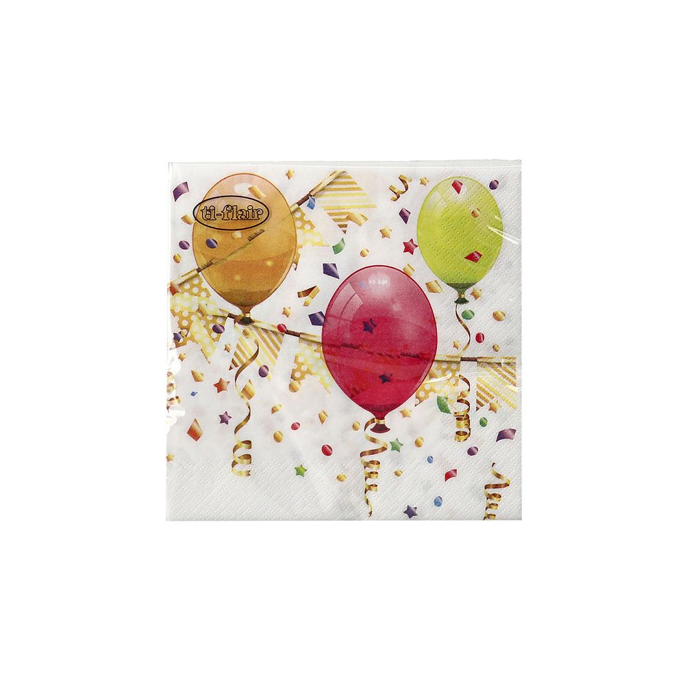 Spirit Events salveta 20/1 33x33 "Birthday 02" 3-slojni slika 1