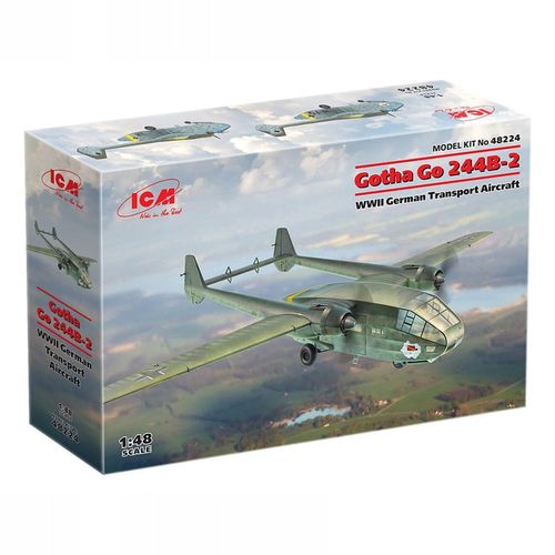 Model Kit Aircraft - Gotha Go 244B-2 WWII German Transport Aircraft 1:48 slika 1