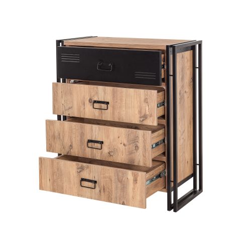 Cosmo Luna Atlantic PineBlack Dresser slika 4