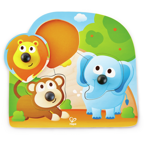 Hape Drvena slagalica Big Nose Jungle Puzzle E1310A  slika 1