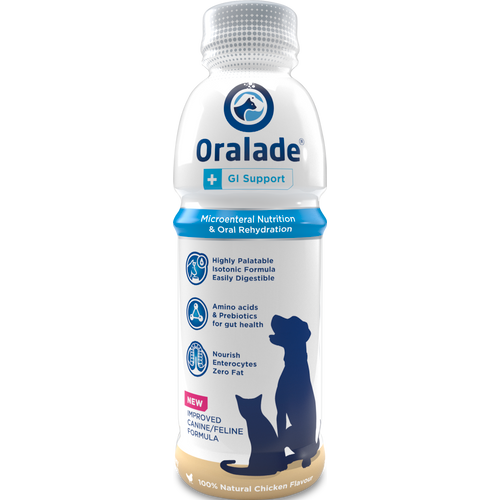 Oralade GI support, tekućina za rehidraciju za pse i mačke, 500 ml slika 1