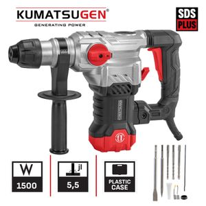 Kumatsugen KPH150 udarna čekić bušilica SDS PLUS, 1500W, 5,5J, sa priborom