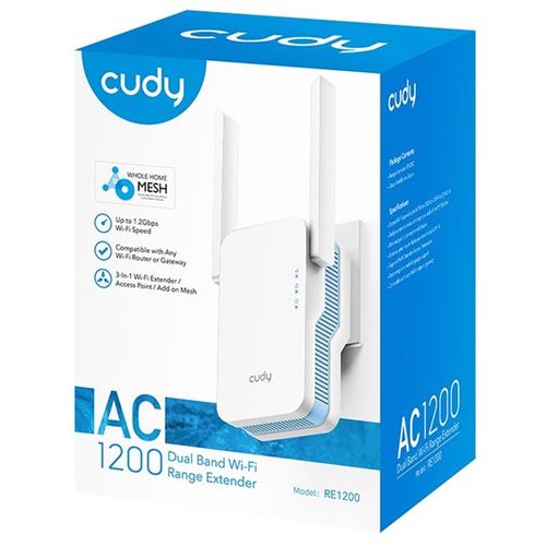 Wireless range extender CUDY RE1200, AC1200 Wi-Fi Mesh Range Extender slika 1