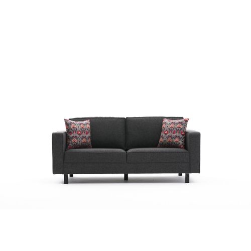 Atelier Del Sofa Dvosjed, Antracit, Kale Linen - Anthracite slika 6