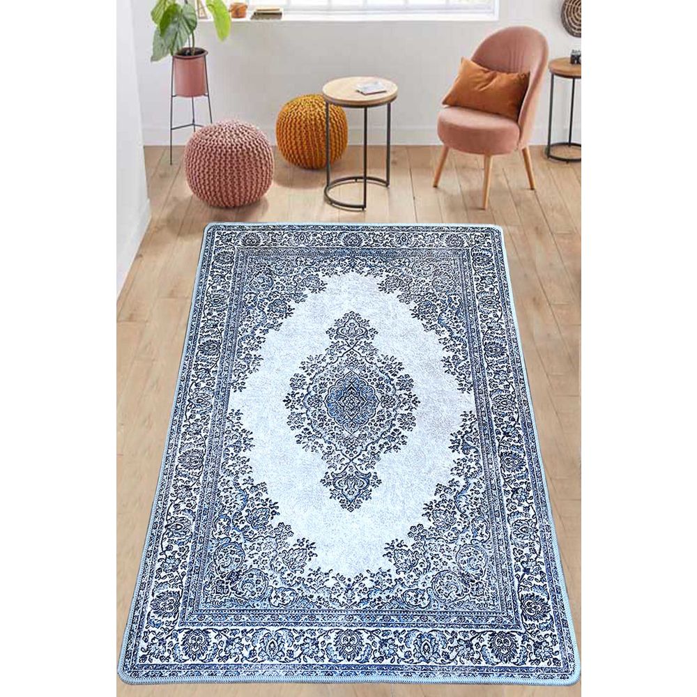 Ontario Plavi Tepih za Hall (80 x 100 cm) slika 2
