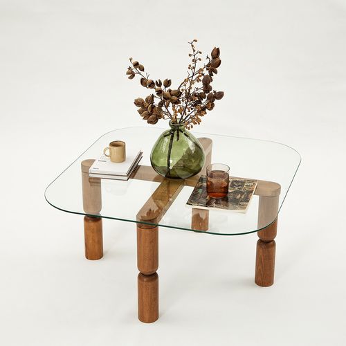 Kei - Walnut Walnut Coffee Table slika 8