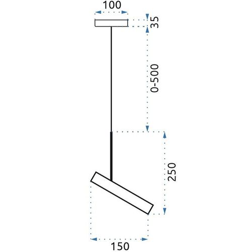 TOOLIGHT VISEĆA STROPNA SVJETILJKA CRNA APP609-1C slika 13