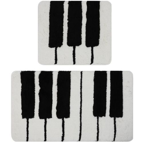 Colourful Cotton Set akrilnih kupaonskih prostirača (2 komada) Piano slika 3