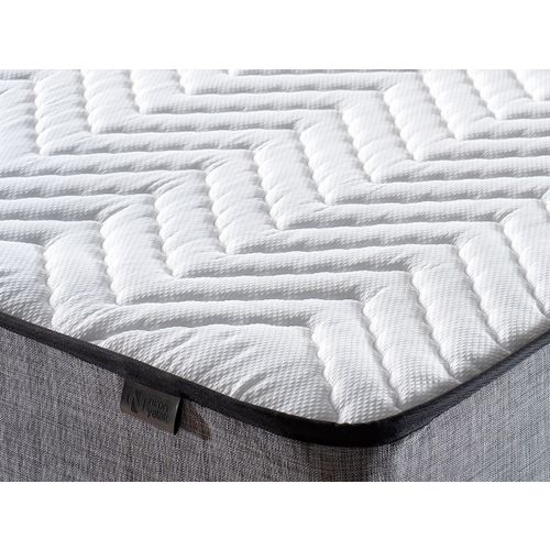 Woody Fashion Jednostruki madrac, baza i uzglavlje, Sivo, Silver - Grey (80 x 180) slika 2