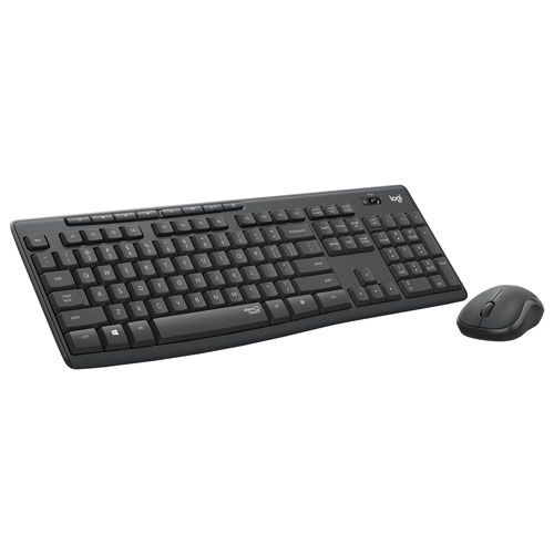 Tastatura i miš Logitech MK295 US Silent Wireless USB crna slika 2