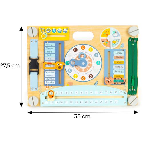 Ecotoys dvostrana multifunkcionalna didaktička ploča slika 4