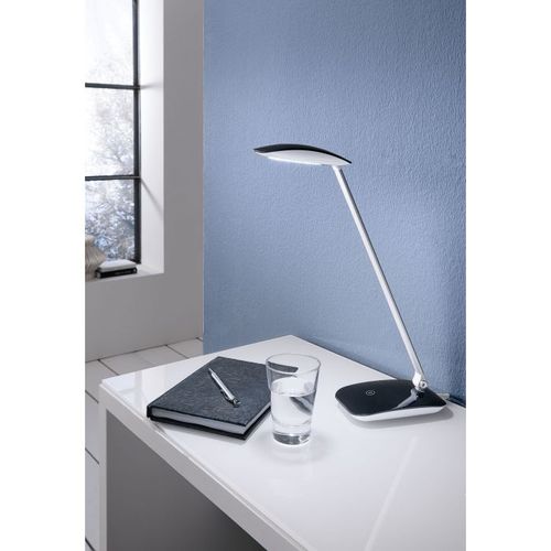 Eglo Cajero stona lampa/1, led, 4,5w, 550lm, na dodir, usb,  plastika/crna  slika 2