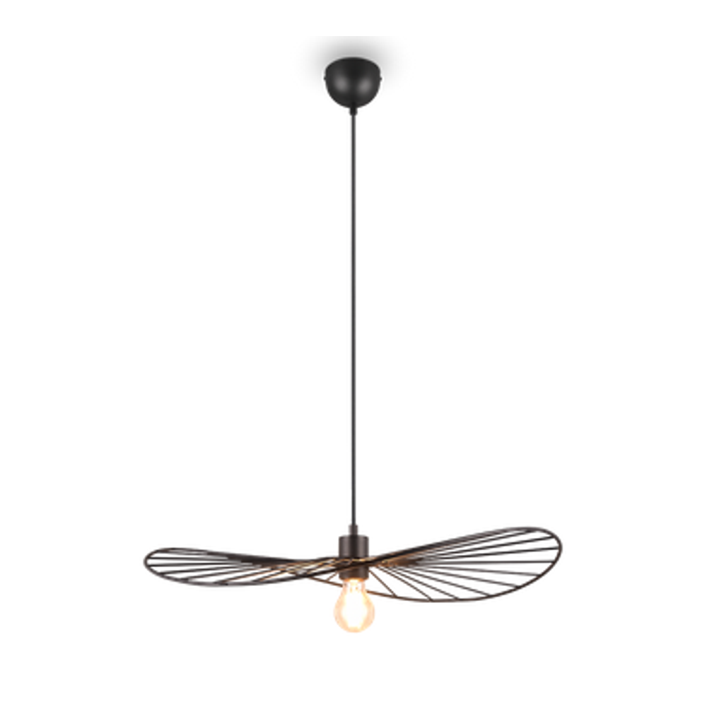 CHAPEAU LUSTER CRNO MAT,1XE27 slika 1