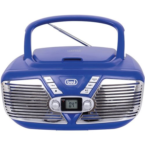 TREVI CD player, FM, USB, MP3, LCD, DC + baterije, plavi CMP562 slika 6