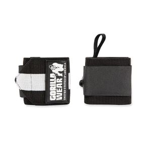 Gorilla Wear Steznici za zglobove ULTRA, Crno/Bijeli