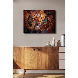 Dekorativna Kanvas Slika - 88 Multicolor (50 x 70 cm)