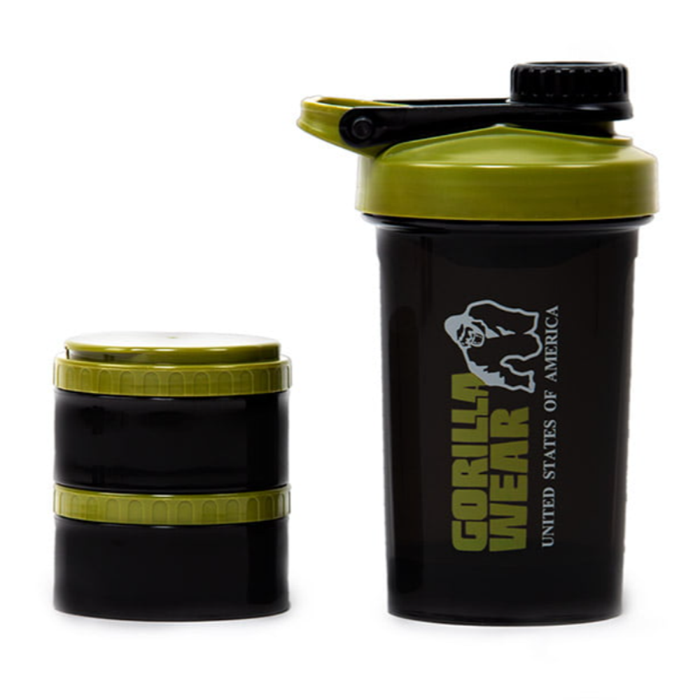 Gorilla Wear Šejker 2 GO -  Black/Army Green slika 3