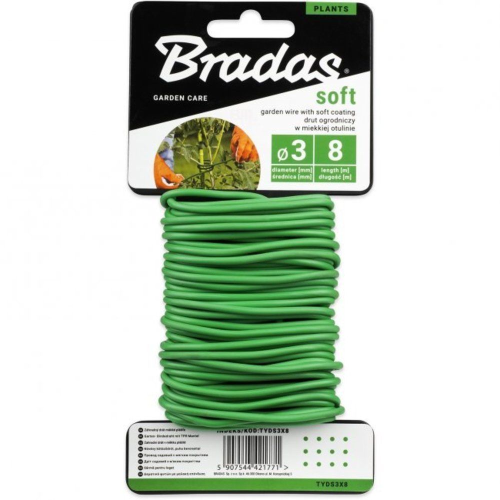 Bradas MEKA vrtna žica - 3 mm x 8 m slika 1