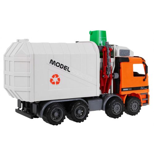 Kamion za odvoz smeća narančasti slika 5