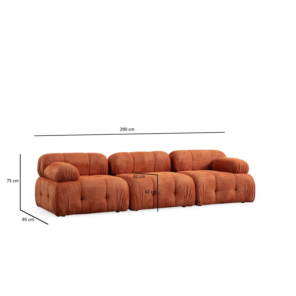 Petite 3 - Narandžasti Ugaoni Sofe slika 13