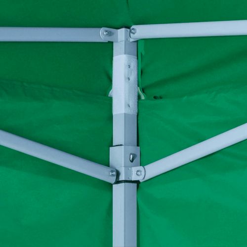 Zeleni sklopivi šator 3 x 3 m s 4 zida slika 47