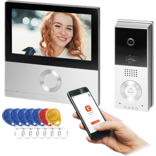 Orno Video interfon 7", set, Full HD, WiFI, IP65, Talos - OR-VID-MS-1078 slika 1