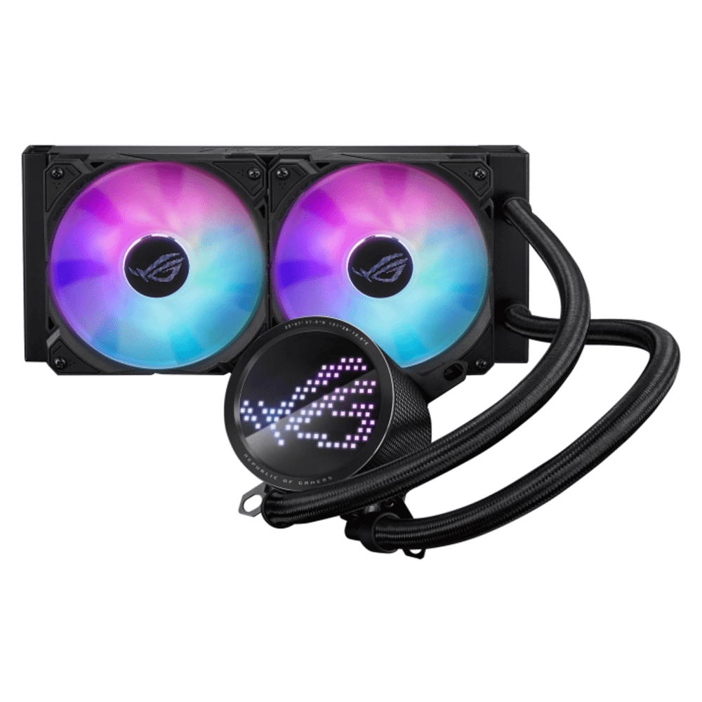 ASUS ROG RYUO III 240 ARGBall-in-one liquid CPU coolerAnime Matrix LED Display slika 1