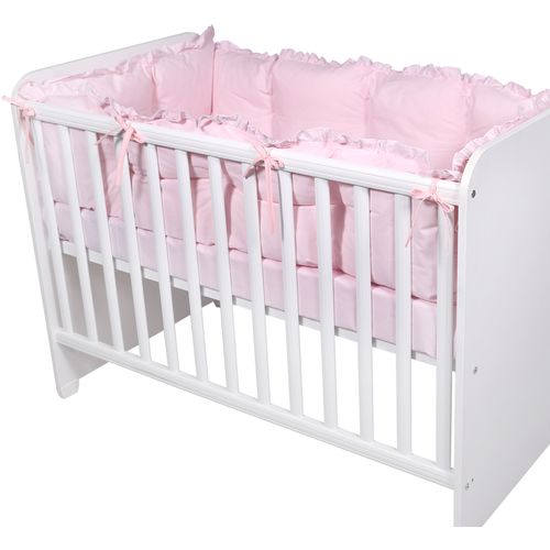LORELLI ROUND UNI Ogradica za Krevetić za Bebu Pink za krevetić dim. 120 x 60 cm (Sastoji se od 4 dijela 60/35 x 2, 120/35 x 2) slika 2