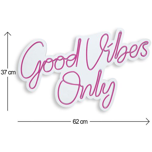 Good Vibes Only 2 - Pink Pink Decorative Plastic Led Lighting slika 6