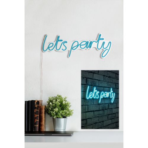 Wallity Ukrasna plastična LED rasvjeta, Lets Party - Blue slika 10