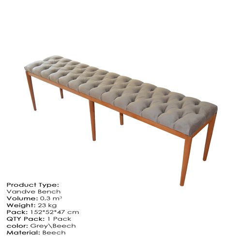 Vandve Medium Grey
Beech Bench slika 2