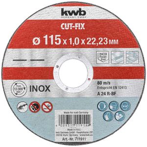 KWB rezna ploča za inox 115 x 1,0 mm
