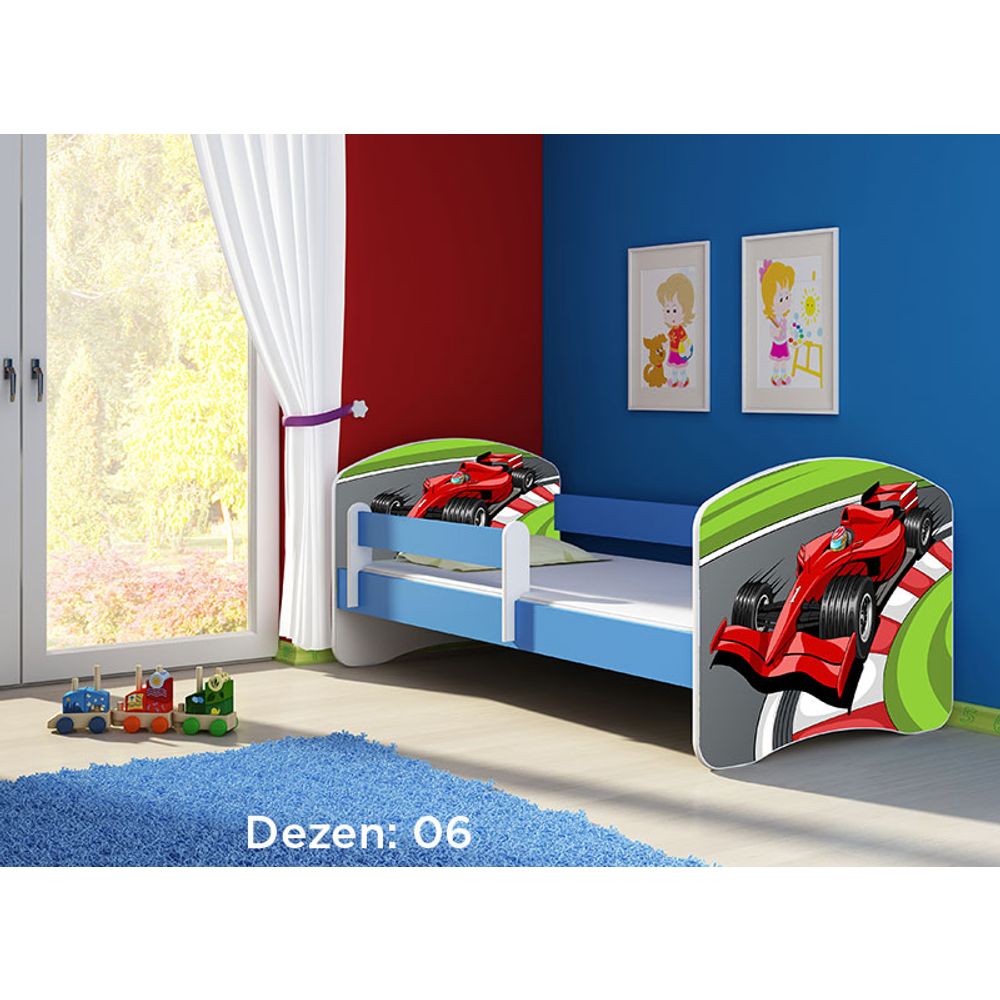 ACMA Dječiji krevet Acma II Blue - 160x80cm - Dezen 06 slika 2