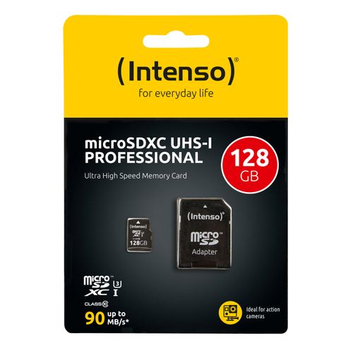 Intenso 128GB microSDXC UHS-I Class 10 Pro memorijska kartica, brzina do 90MB/s slika 3