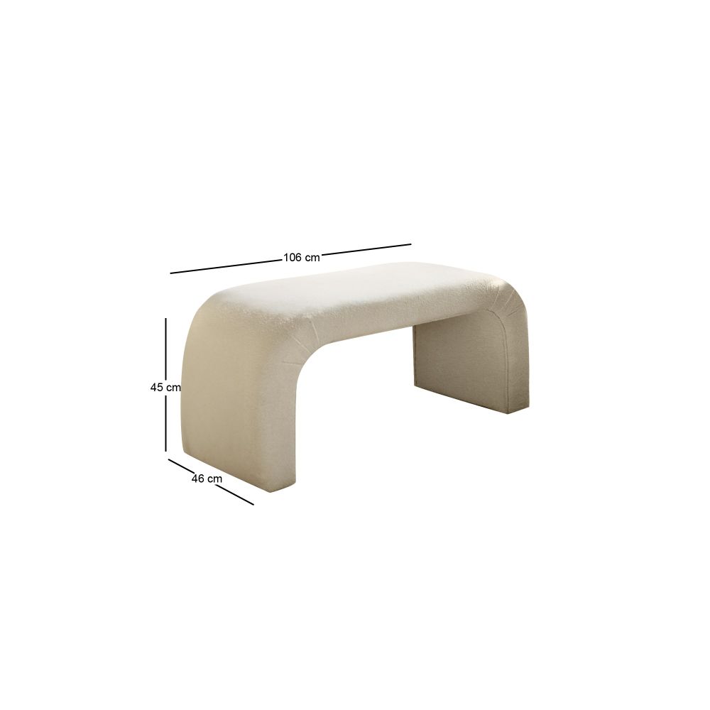 Nu Bench - Bijela Pufna slika 6