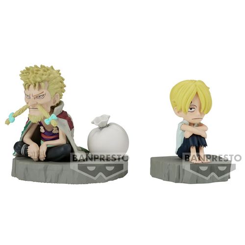 One Piece World Collectable Stories Sanji i Zeff figura 6cm slika 1