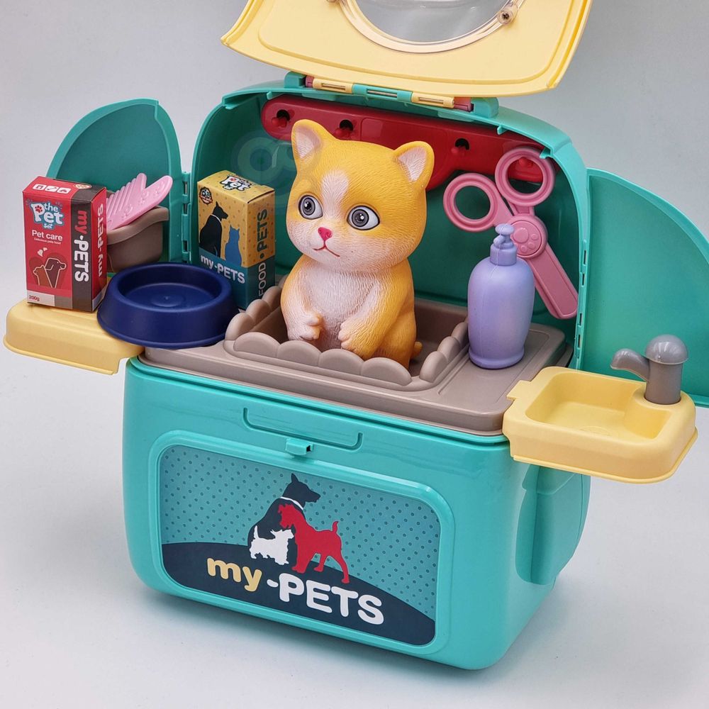 Woopie kitten portable beauty salon 2u1 u ruksaku za transport slika 3