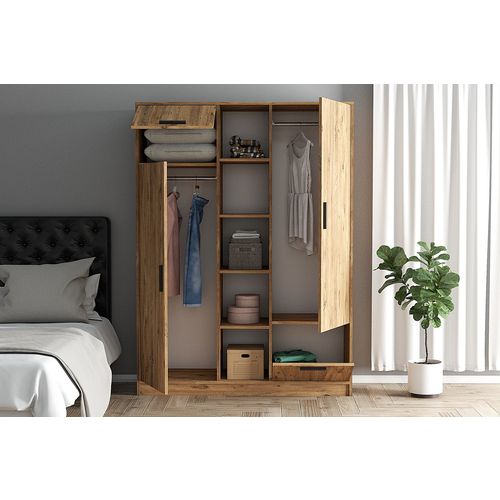 Woody Fashion Ormar, Farah 4 5 Wardrobe - Atlantic Pine slika 4