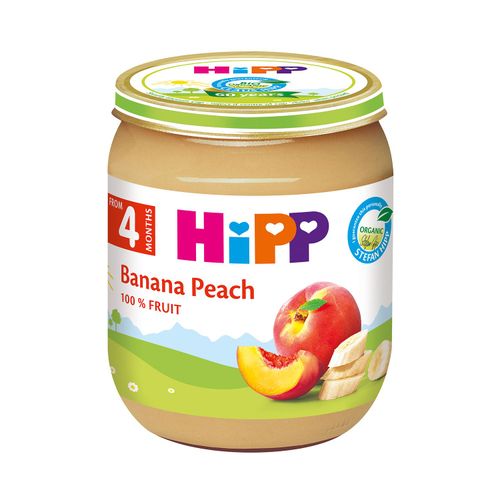 Hipp kašica banana i breskva 125g 4M+ slika 1