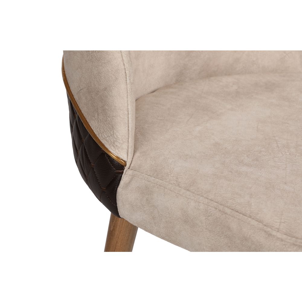 Set Stolica Nova 071 V4 Cream Walnut (4 komada) slika 6