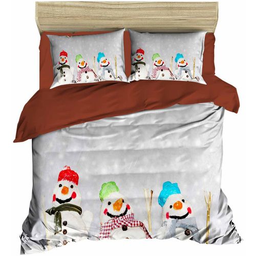 XMAS Posteljina Super King Quilt Cover Set (EU) (IT), smeđa
Bijela
Siva slika 1