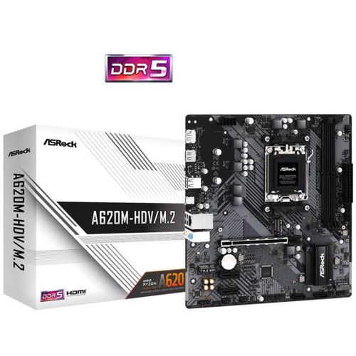 Matična ploča Asrock AMD AM5 A620M-HDV M.2 slika 1