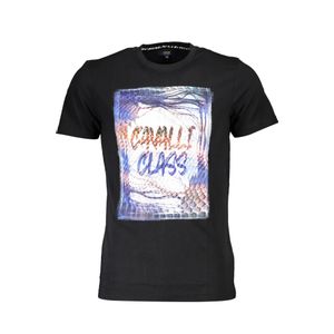 CAVALLI CLASS T-SHIRT SHORT SLEEVE MAN BLACK