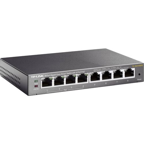 TP-Link Switch smart 10/100/1000 8-port  TL-SG108PE/4 PoE slika 3