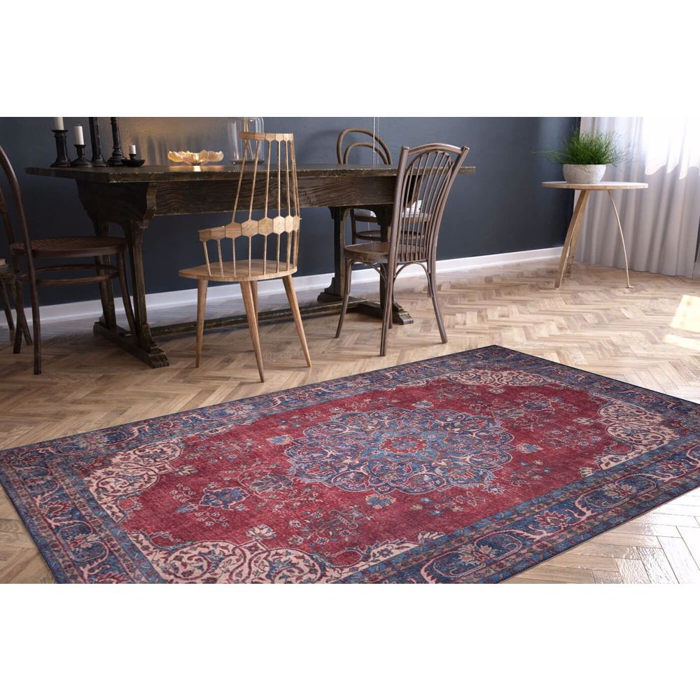 Rustični Višebojni Tepih Blues Chenille - Rustic AL 88 (230 x 330 cm) slika 1