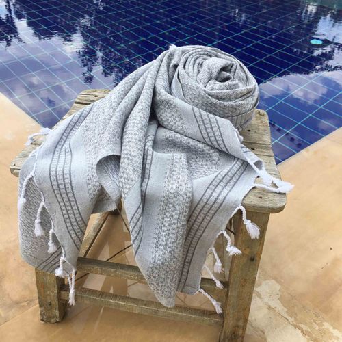 L'essential Maison Linen - Anthracite Anthracite Fouta (Beach Towel) slika 2